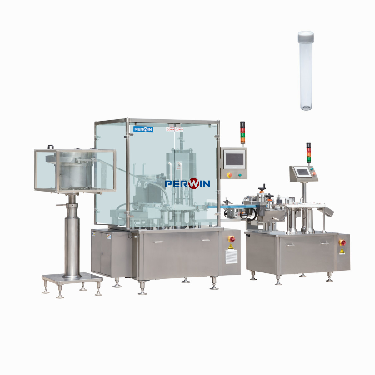 Linear Pump Rotary Bottling Antibody 5ml Aseptic Filling Machine
