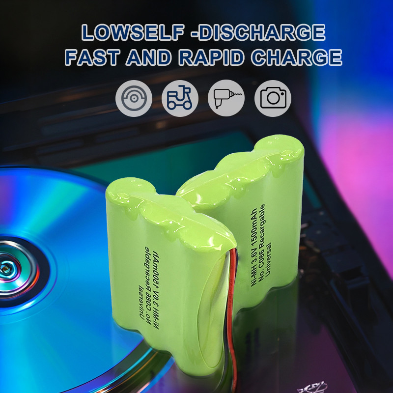 MSDS NiMH Rechargeable Battery Pack 3.7V Cylindrical Ipower Battery Pack