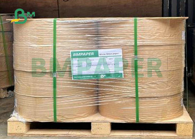 71cm 72cm 10 Points 12 Points Double Sided White Couche Paper Roll For Flyer Making 