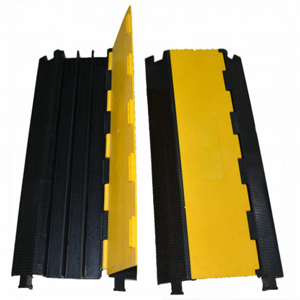 2 Channels Conference Hall Exhibition Cable Protector Driveway Speed Bumps