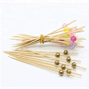 Buy cheap Custom Logo Art Natural Craft Fruit Bamboo Stick Skewers product