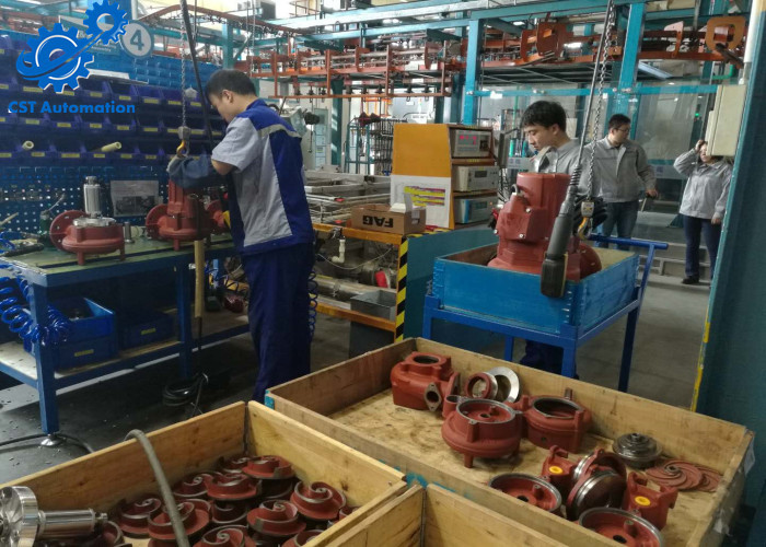 Servo Motor Water Pump Assembly Line , Automated Assembly Equipment
