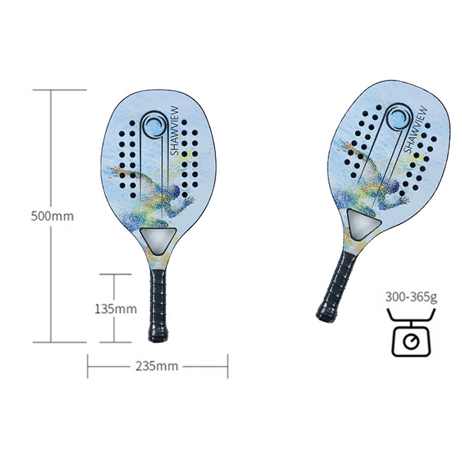 Pala Paddle Tennis Racquets Fiberglass PU Raqueta De Padel