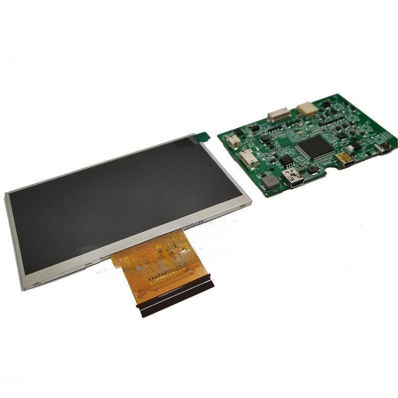 4.3 Inch Tft Lcd Display Module With Hdmi Board , 1920x1080, 1000nits, Lvds Interface