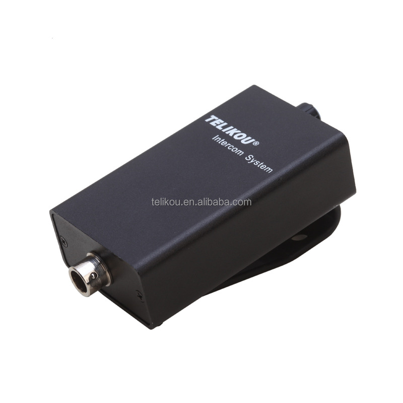 TELIKOU BT-01 Talent Receiver For IFB system only listen for host man teller, announcer