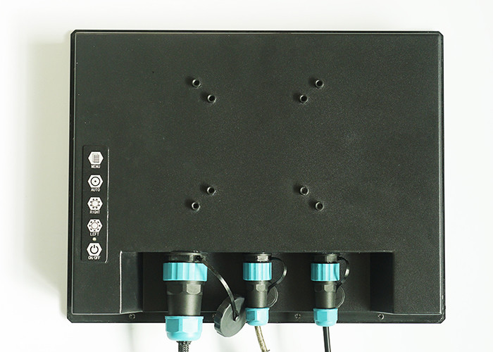 Waterproof IP67 High Brightness Lcd Monitor Resisitive Touch Screen For Marine