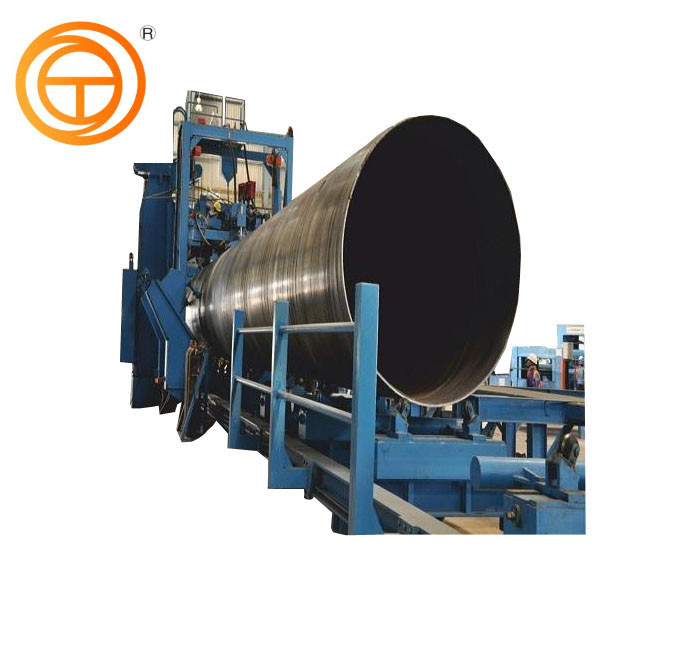 Large Diameter Spiral Welded Pipe Mill Machine PLC Automatic Controlled