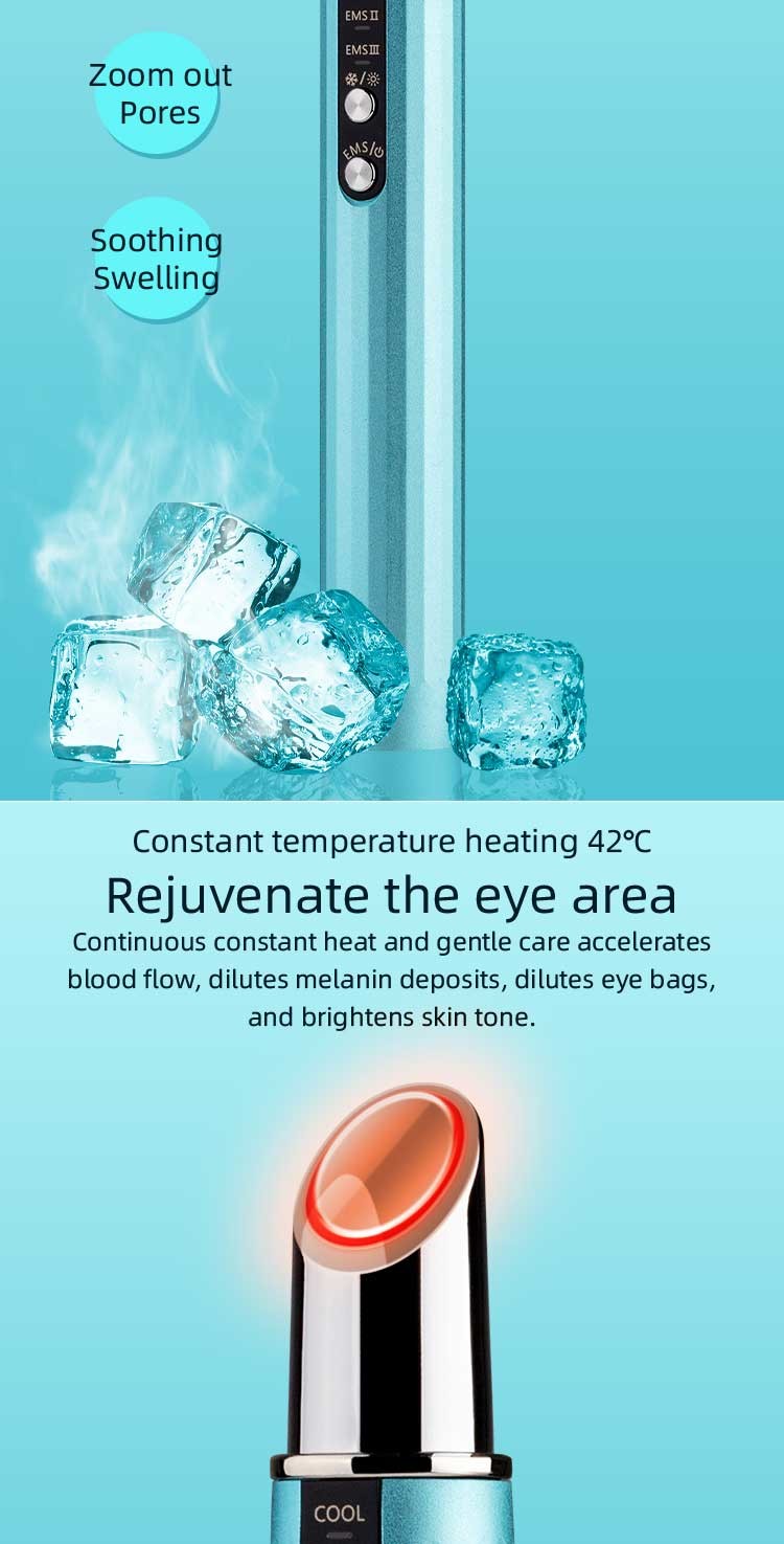 Mini Electric Portable Vibrating Eye Massager Pen Face Tool Anti Wrinkle Anti Aging Randomly Improve Eye Puffiness