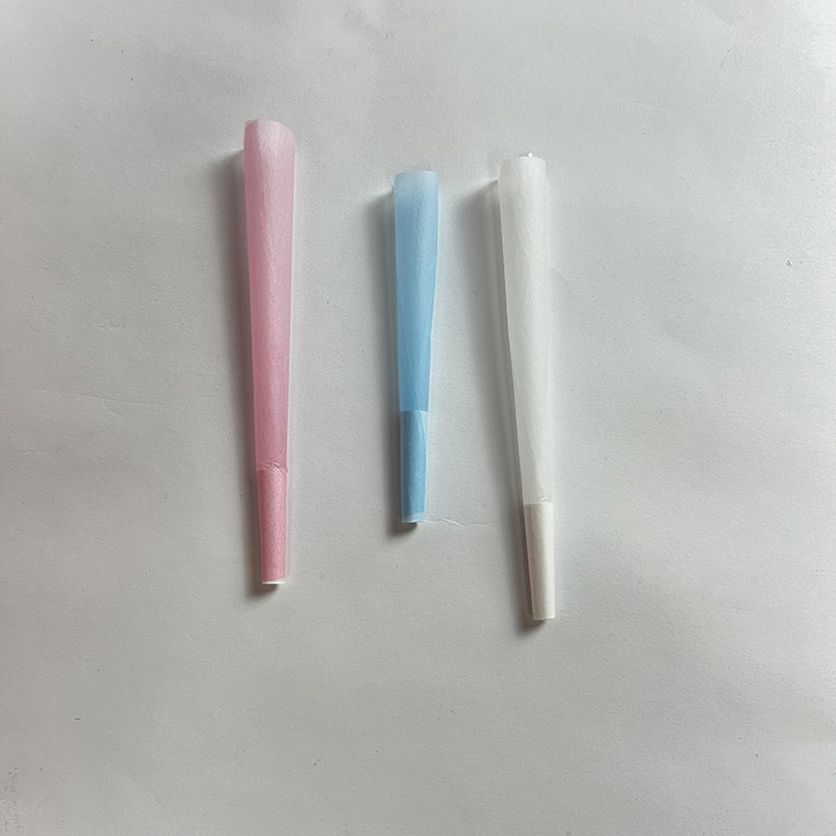 Biodegradable Pink Slim 110x44mm Pre Roll Paper Cone Custom Printed King Size