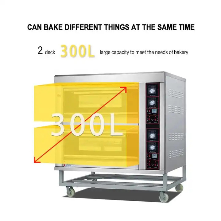 Premium Gas Baking Bakery Oven with Computer Panel Ome in Differnt Layers