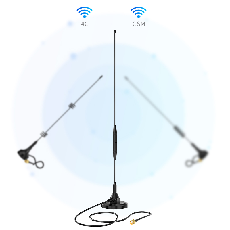 Indoor DVB-T2 Suction Cup Antenna for Maximum Power of 50W and Wide Frequency Range