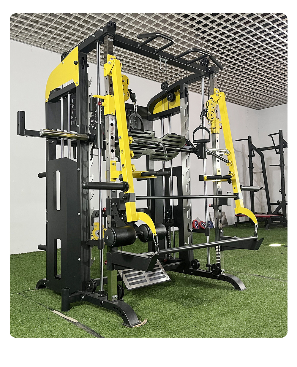 Top Fitness Bodybuilding Gym Equipment Multi-Functional Smith Machine