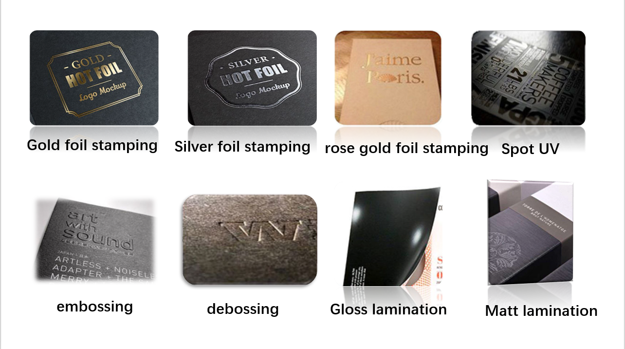 Black Recycled 300gsm Cosmetic Paper Box With Spot UV Printing