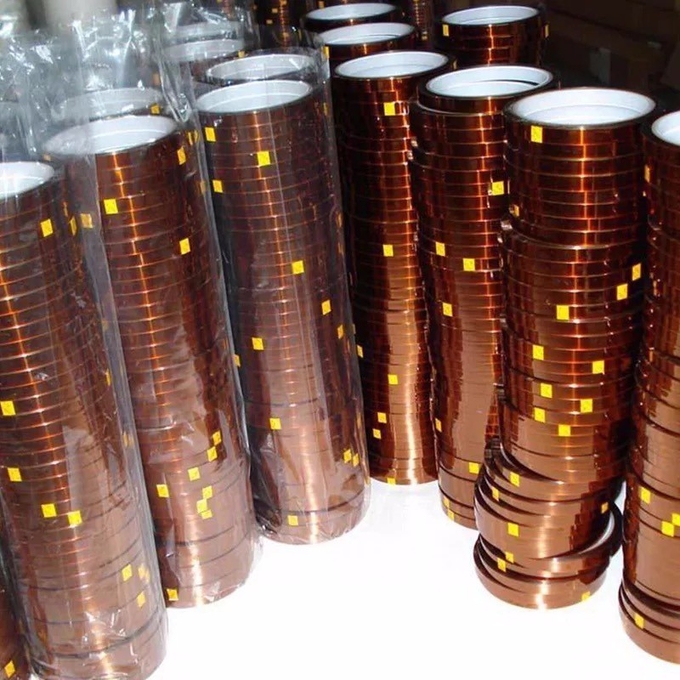 Polyimide Film Silicone Adhesive Masking Kpt Electrical Tape High Temperature Resistant