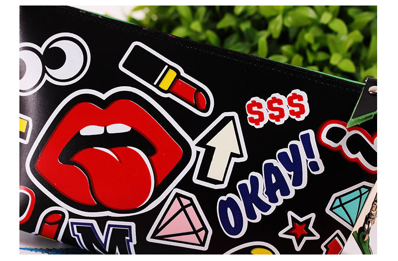 Custom Logo Printed Makeup Bag Portable Travel Toiletry Pouch Zipper Bag