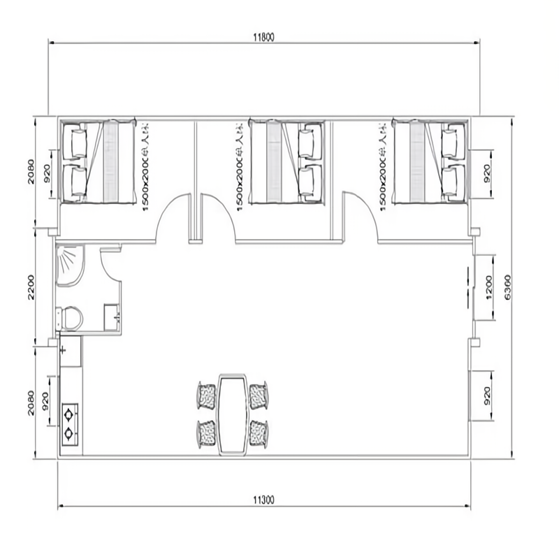 Extended Living Quick Installation Mobile Living Container House for Portable Solution