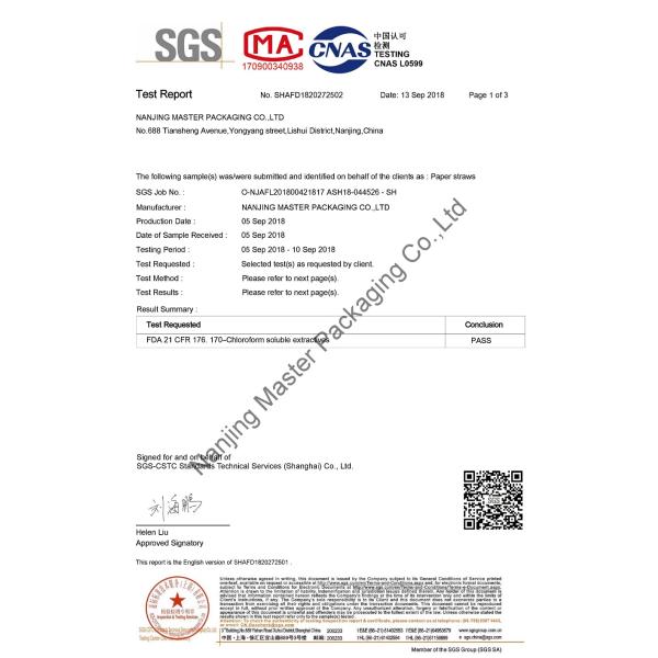 Biodegradable drinking Paper Straws with kraft box packed