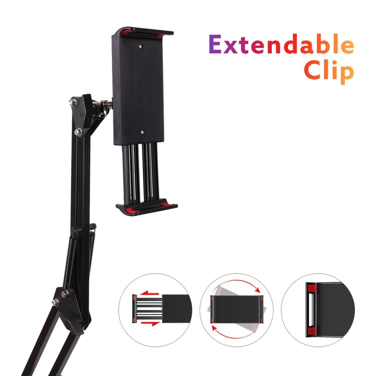 Bedroom ABS 180cm Long Tripod Stand For Mobile Phone
