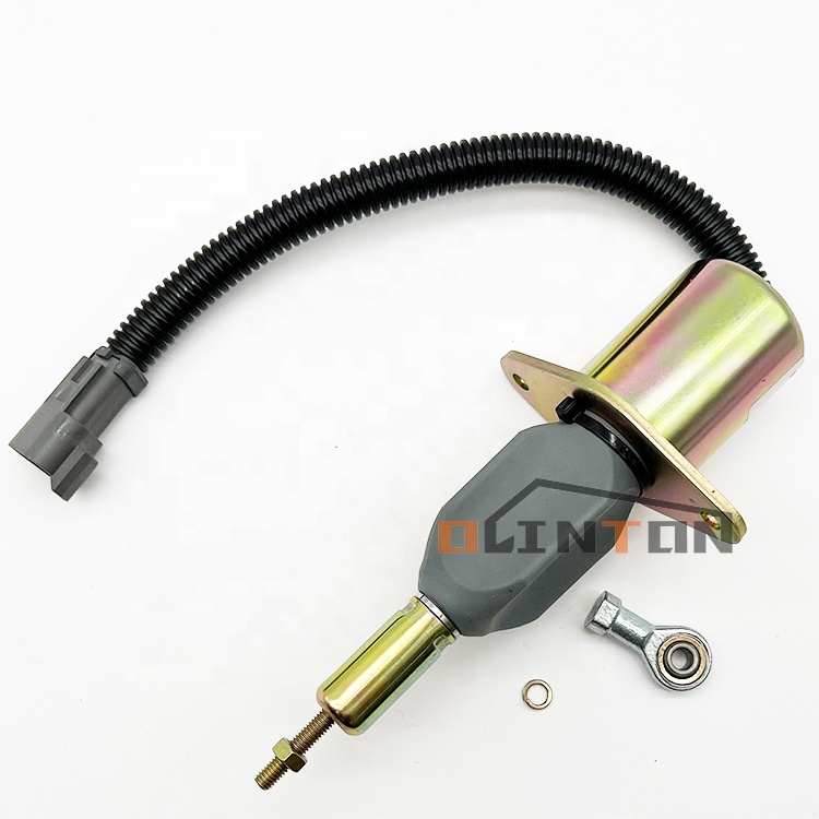 24V Fuel Shutdown Solenoid Valve 4063712 for PC300-7 Excavator 6CT8.3L 6D114 Engine