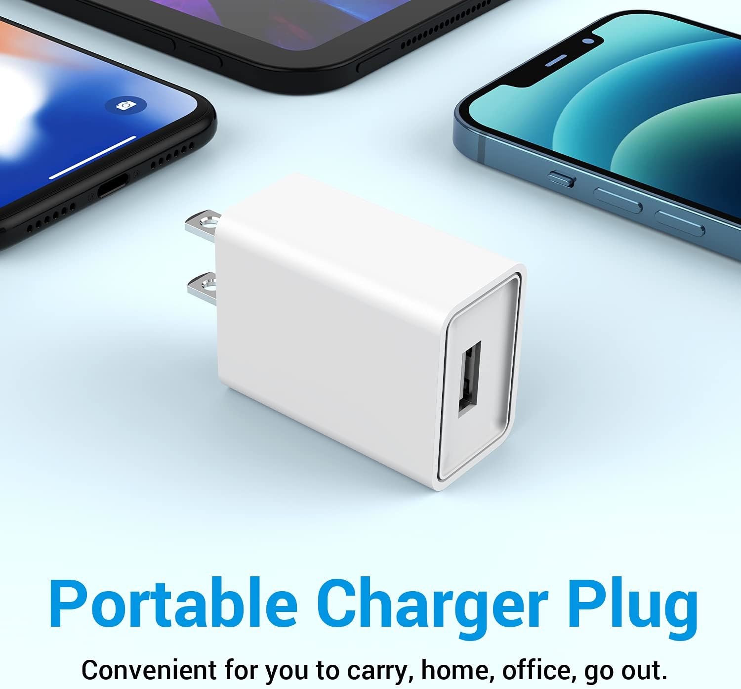 EU US USB 5V 2A Fast Wall Charger Adapter USB Phone Charger Adapter