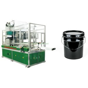 Metal Paint Bucket Making Machine 35CPM 6050x1900x3100mm Size