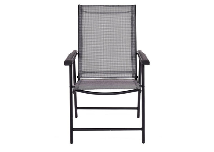 Textilene Folding Camping Chairs Easy Portable Steel Position