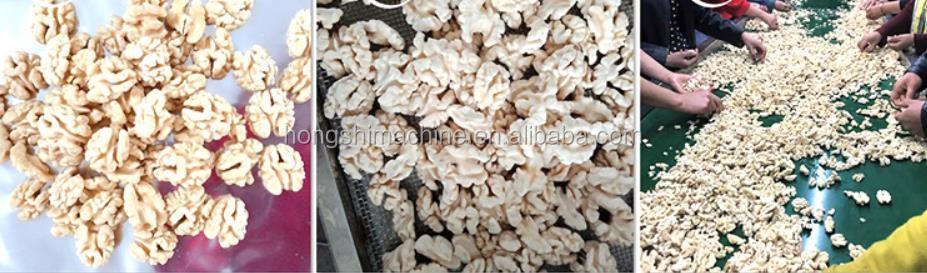 Walnut Kernel Seed Coat Removing Machine , Stable Nut Kernel Peeling Equipment