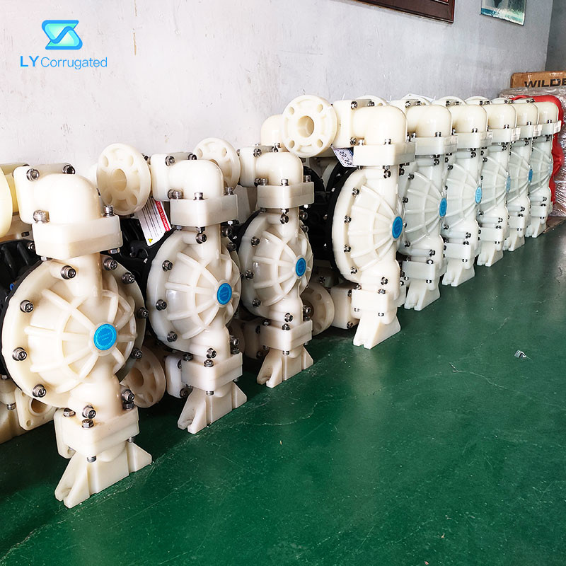 Plastic Shell Pneumatic Diaphragm Pump Glue Pump 10mm Grain Diameter