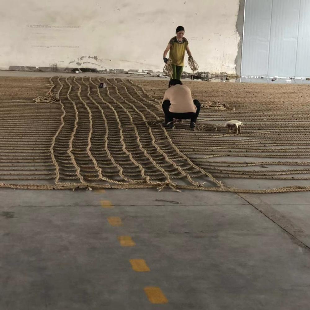 CCS Certified Sisal Material Helicopter Deck Net for Marine Deck Protection