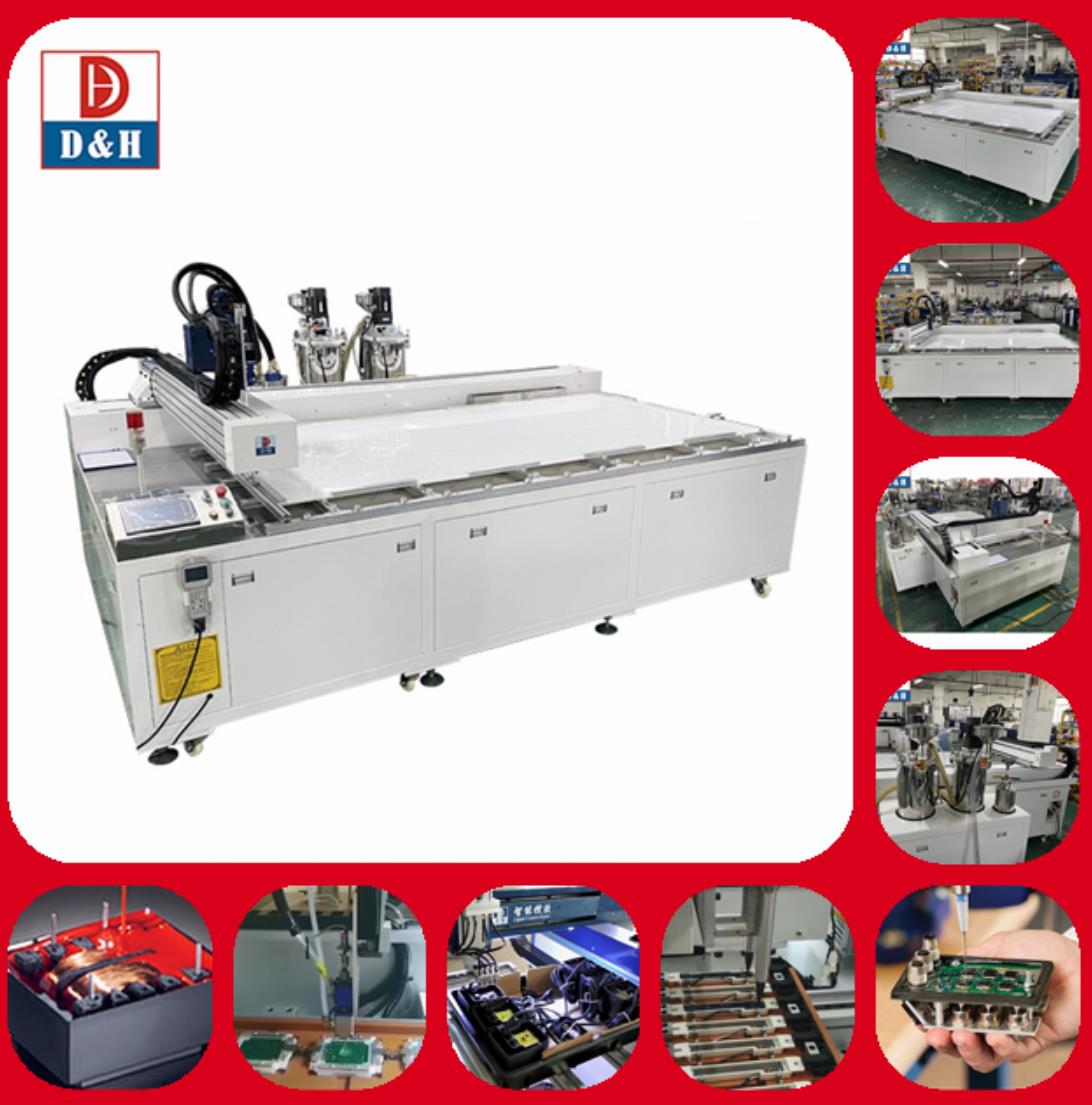 Precision AB Epoxy Mixing Stirring Function Automatic Vacuum Dispensing Potting Robot