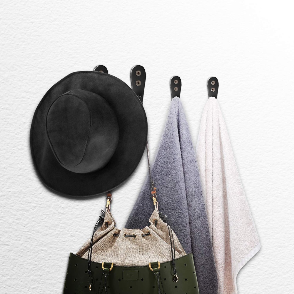 1 Hook Coat Rack for Kitchen Multifunctional Wall Hooks Stainless Steel Carton Package