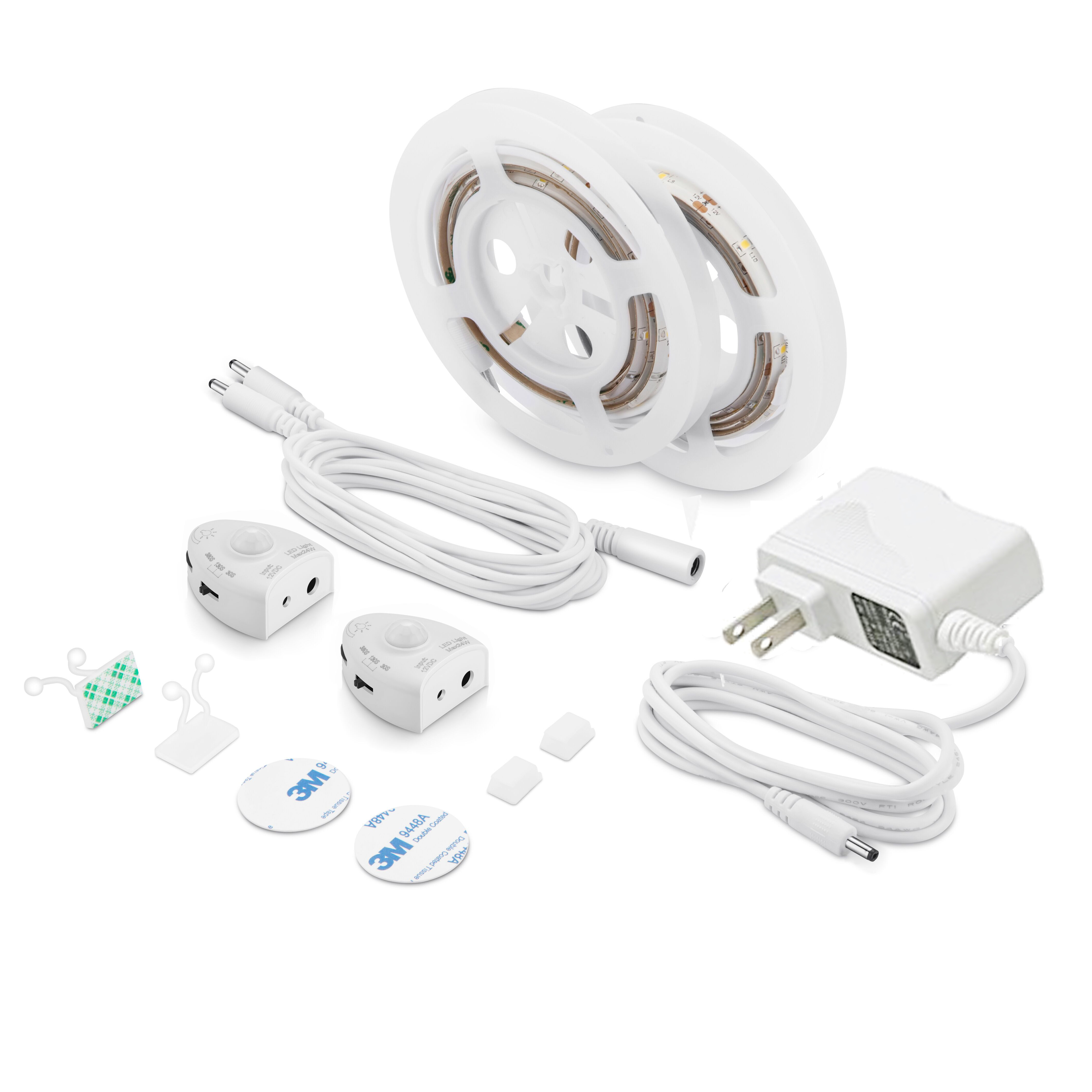 Motion Activated LED Dimmable Strip Lights with PIR Sensor