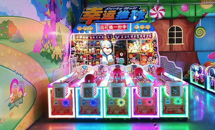 110V Lucky Ball Ticket Redemption Machine skee ball Rotational Moulding Plastic