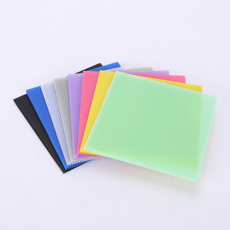 Purple 12mm PP Corrugated Sheet Polypropylene Corrugated Plastic Sheet