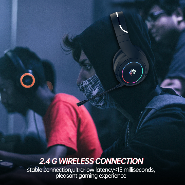 7.1 Surround X6 Pro Wireless Gaming Headset For PS5 Compatible Volume Control OEM