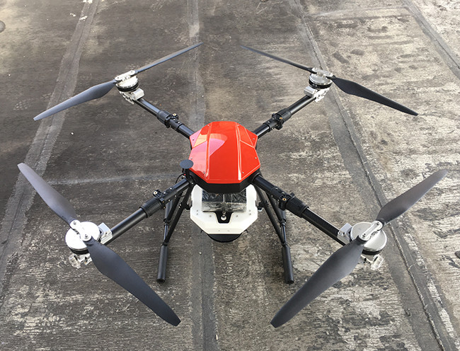 Remote Control Fertilizer Spraying Drone 6mm Agriculture With 4*100KV Motor