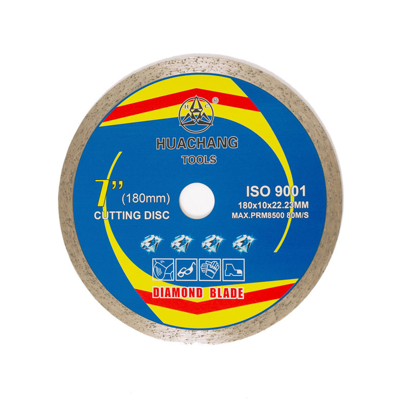 180mm Stone Cutting Disc 7 In. Diamond Tile Circular Saw Blade Wet