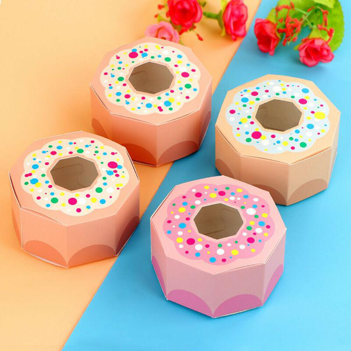 ODM Cookie Dessert Takeaway Kraft Paper Cupcake Boxes Pastry Paper Box