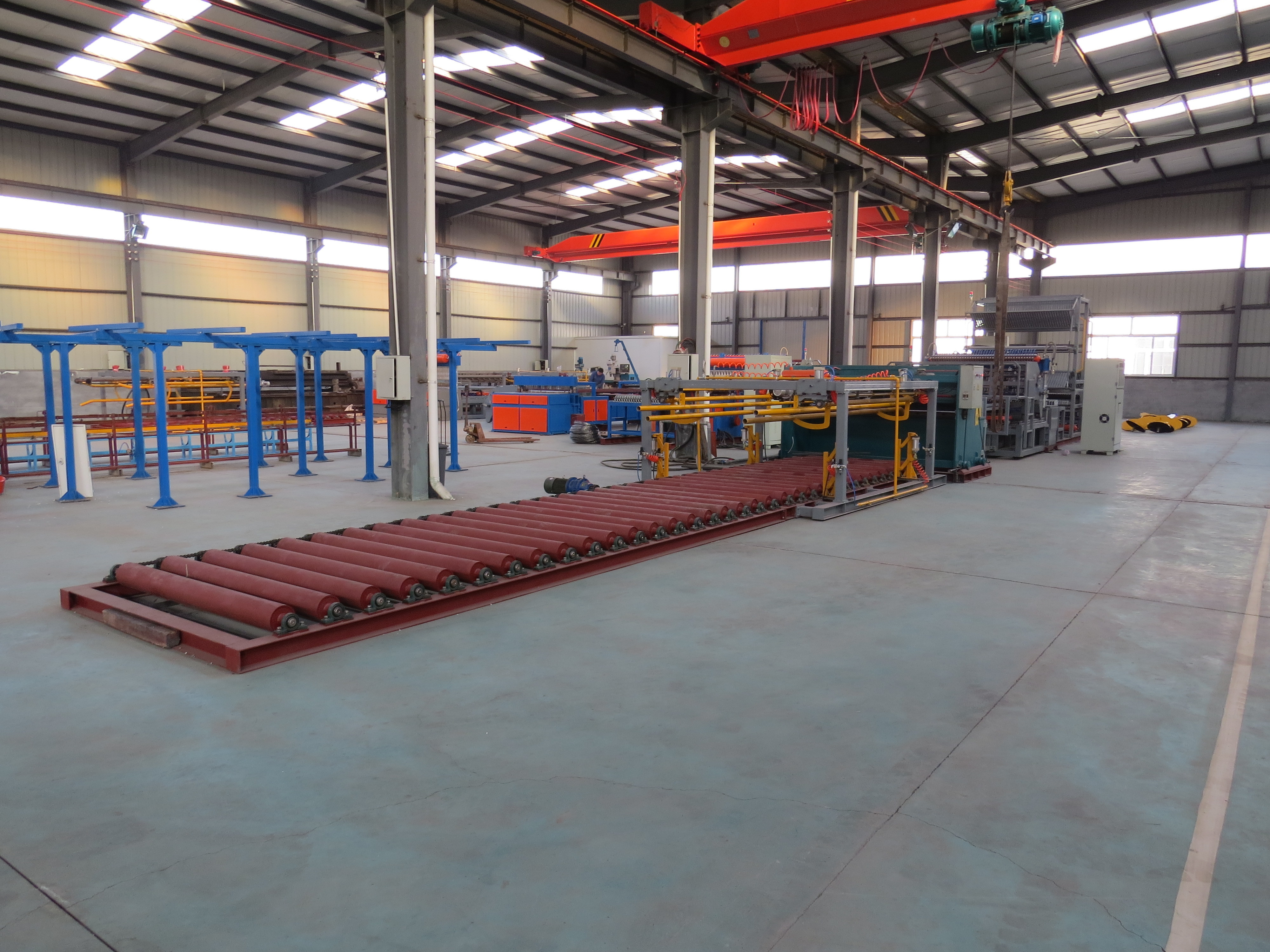 Road Construction 3-6mm Reinforcing Mesh Welding Machine With Straightening Units