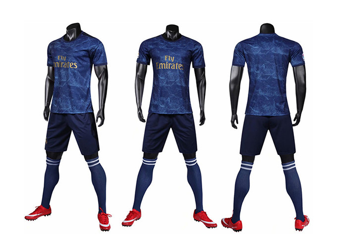 Football jersey new model soccer made in thailand football jersey boys in black