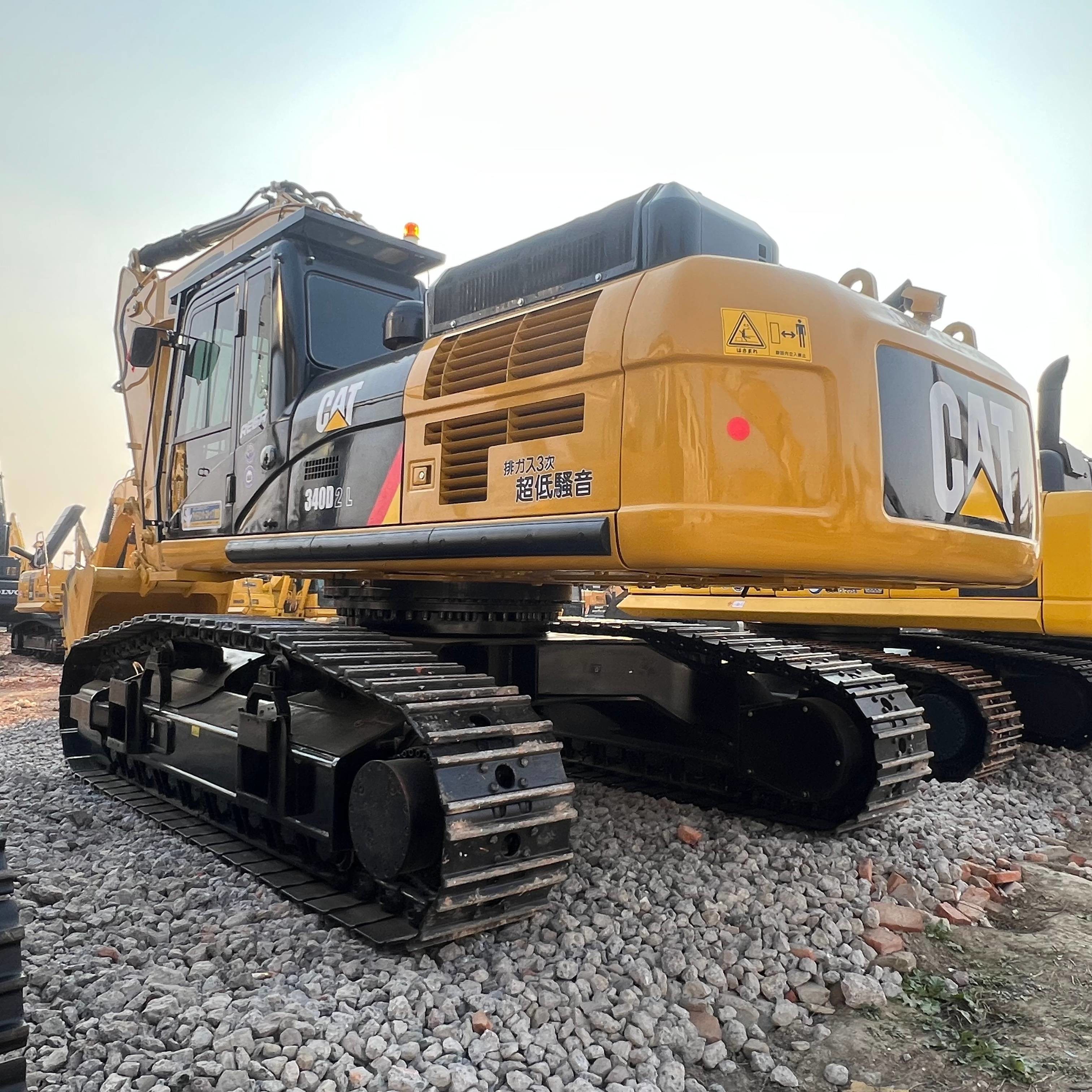Used CAT 340D Excavators Heavy Duty 40Ton Crawler Large Excavator Machine