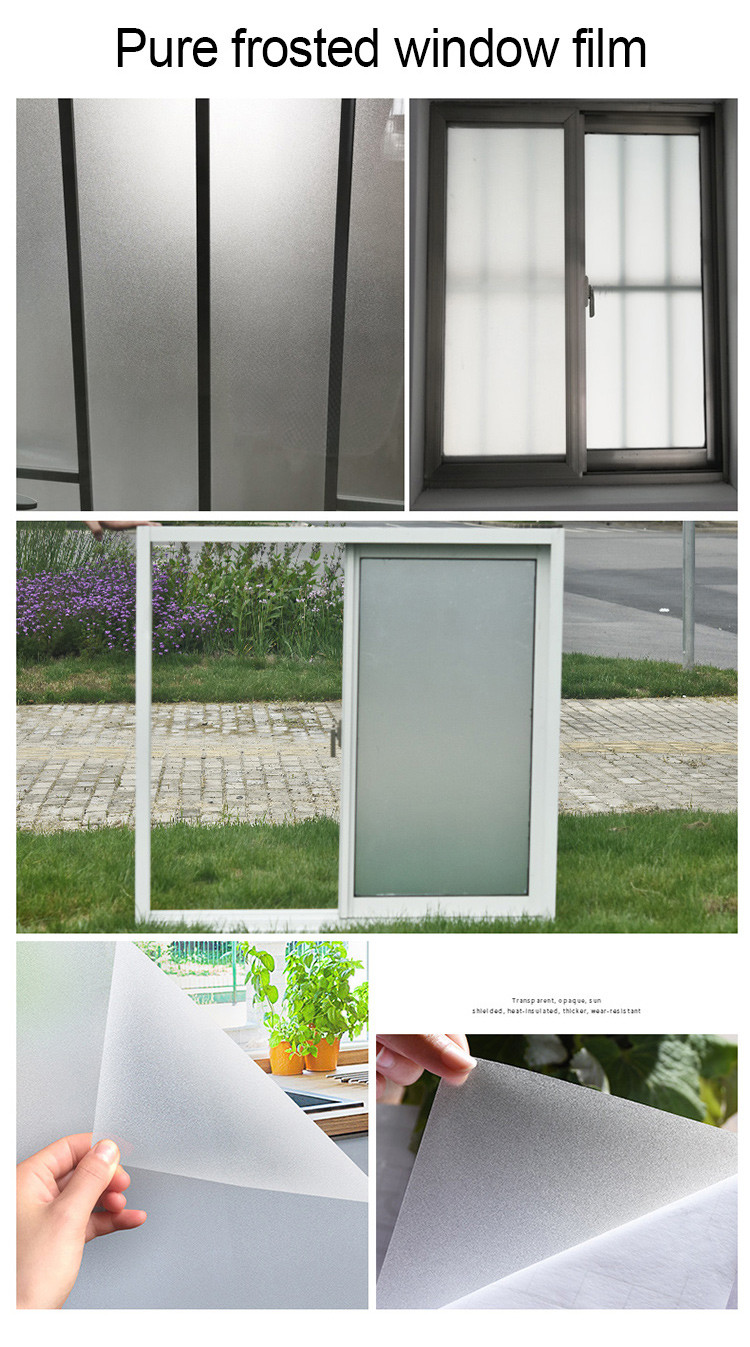 Self Adhesive Stripe Window Film Blackout Privacy Window Decorative Film