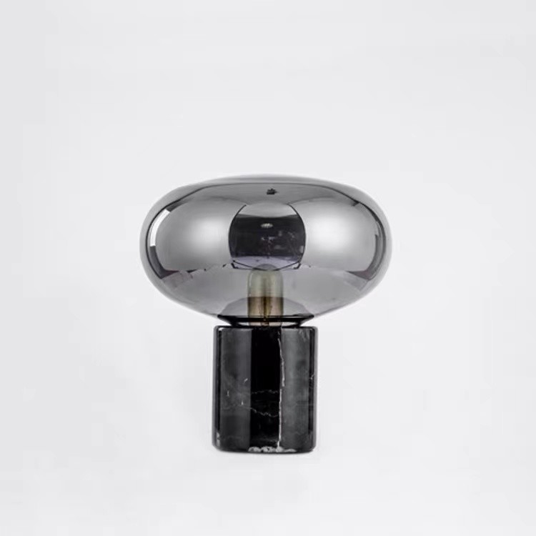 Bedside Manufacturers Table Lamp Restaurant Nordic Smoky Glass Balls Table Lamp