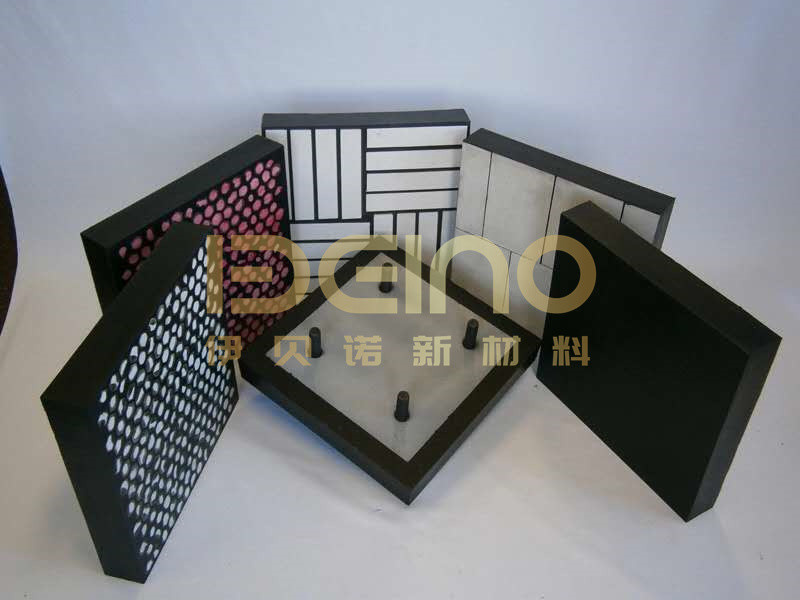 50mm Rubber Ceramic Wear Liners White In Convenient Construction