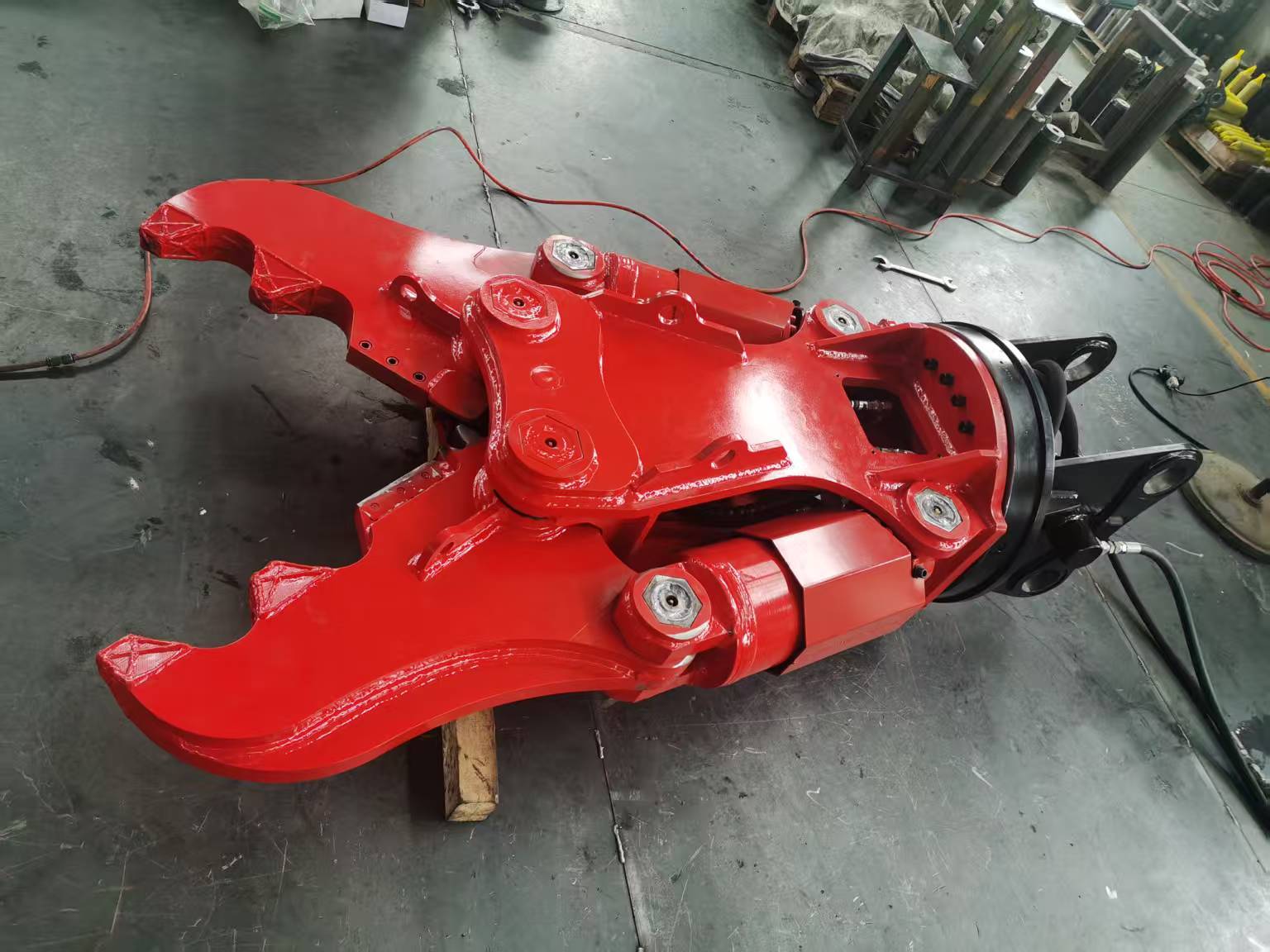 Customize Hydraulic Shear 08A For 10-15Ton Excavator Concrete Cutting Pipeline