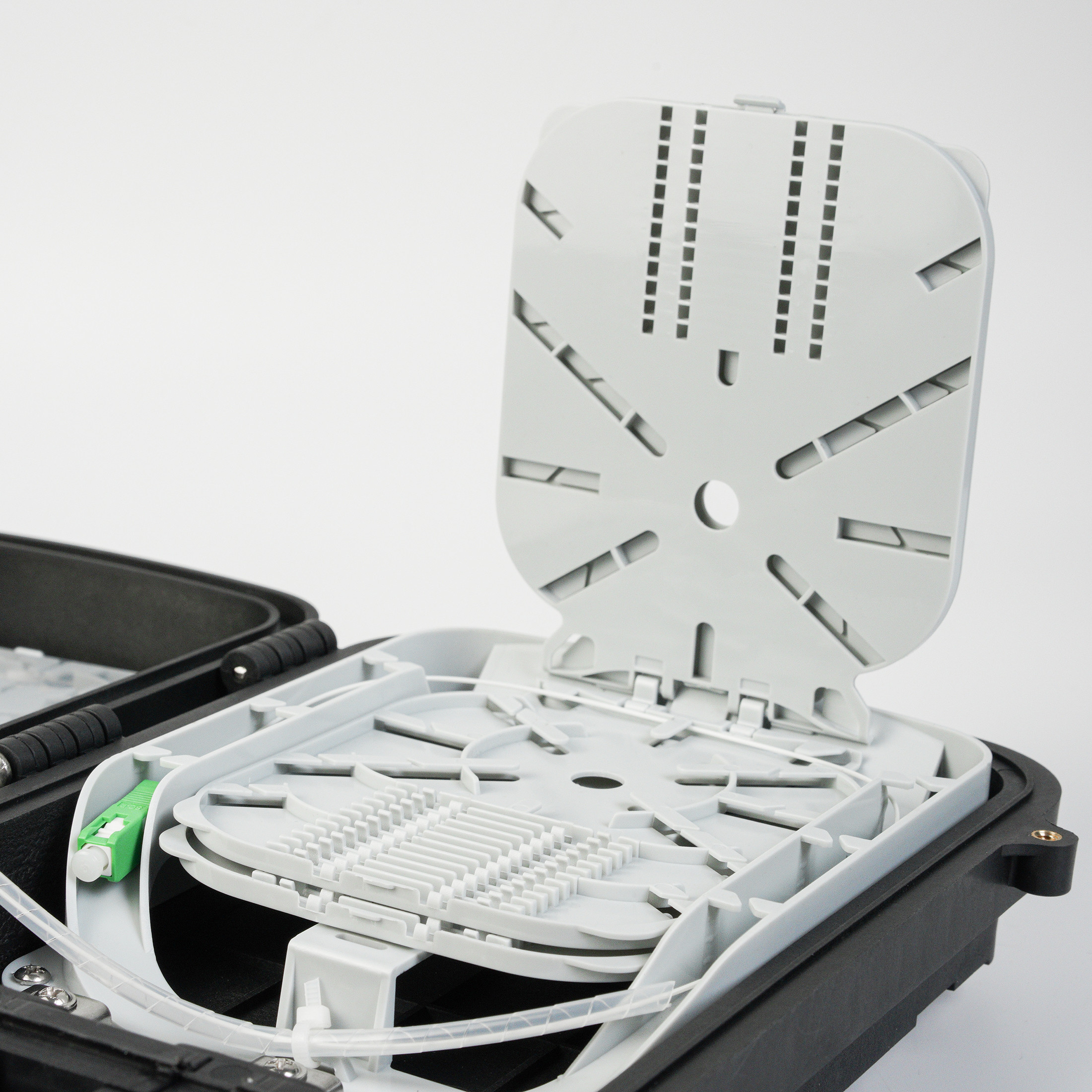 GFS-8A-X Pre-connectorized FTTH Terminal Box 8 Cores Fiber Optical distribution Closure IP 68 FDB 281.4*177*108.8mm