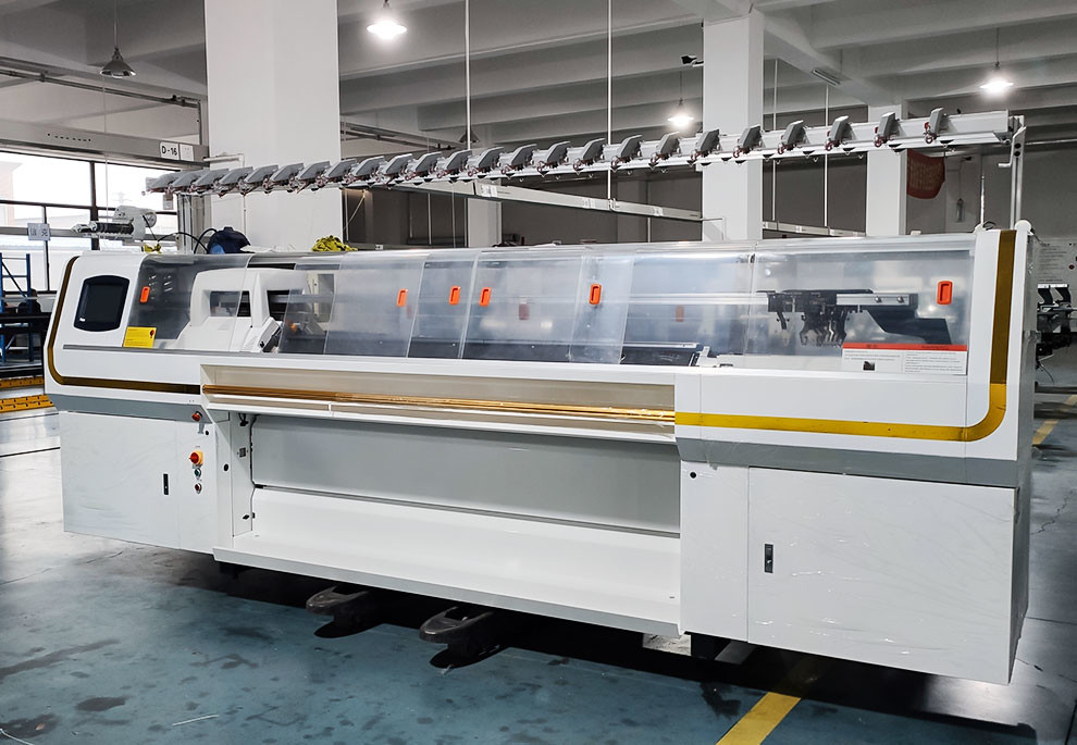 52Inch 12G Computerized Flat Knitting Machine With Zero Finishing Comb