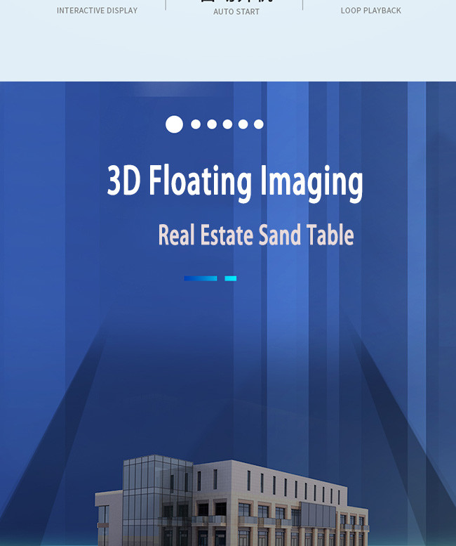 360 3D Hologram Display Full HD Interactive Holographic Display