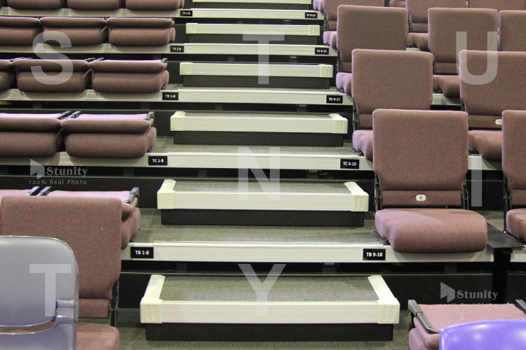 Multifunction Indoor Retractable Bleacher Seating System