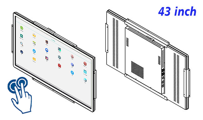 43-Inch Android Large-Scale Control System for Immersive Retail Displays, Public Information Boards, Security Terminals, and Medical Equipment